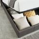 Worldwide Homefurnishings Inc. Extara Grey Queen Platform Bed with Storage-4