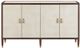 Currey & Company Evie Dark Walnut/Ivory Credenza-0