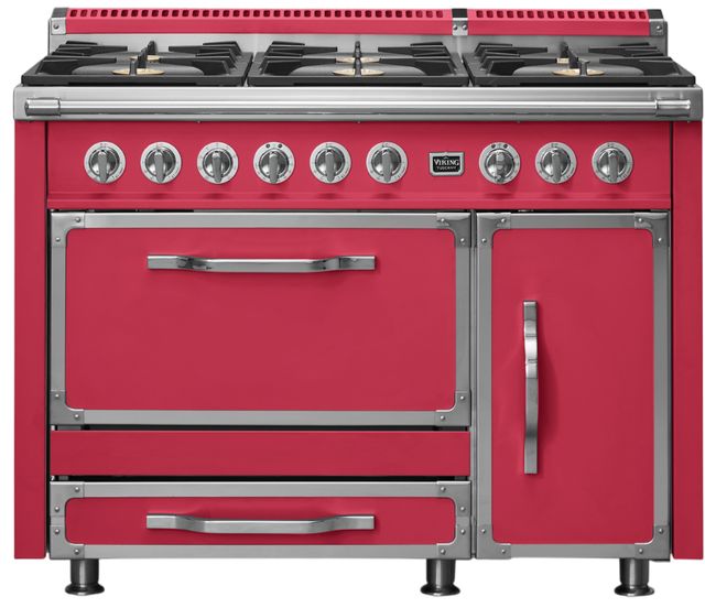 Viking® Tuscany 48" Valentine Pro Style Dual Fuel Range-0