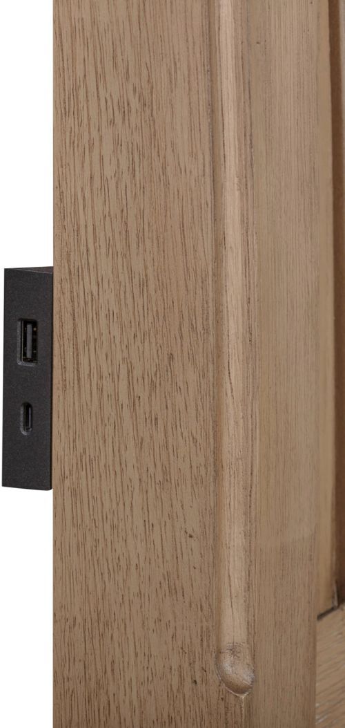 aspenhome® Oxford Tan King Panel Storage Bed-4