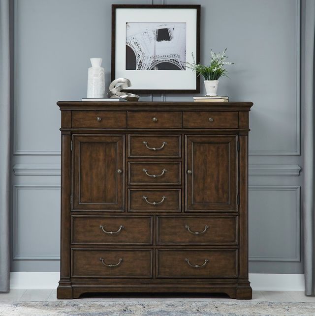 Liberty Furniture Arden Road Satin Cherry Mans Chest-1