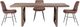 Bassett Mirror Cambria Hand Padded Bronze Dining Table-3