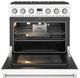Thor Kitchen® A Series 36" White Contemporary Freestanding Pro Style Gas Range-1