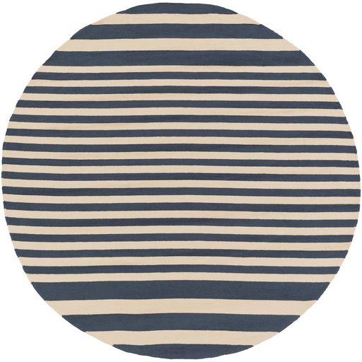 Surya Rain Navy 8' Round Rug-0