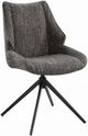 ACME Furniture Malika Brown Swivel Dining Side Chair-0