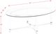 Elements International Lucinda Glass Top Coffee Table with Clear Base-2