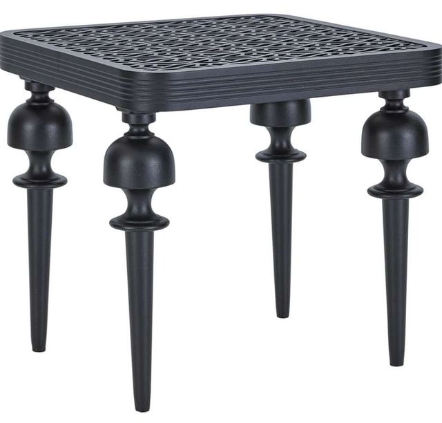 Lane Venture® Hemingway Islands Black Truffle Square End Table-0