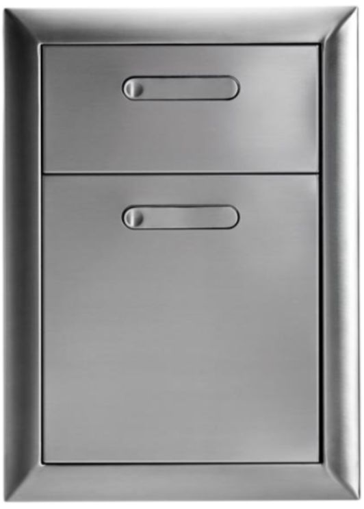 LYNX® Professional Ventana 16" Stainless Steel Double Drawer-0