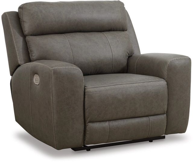 Signature Design by Ashley® Roman Smoke Power Recliner-0