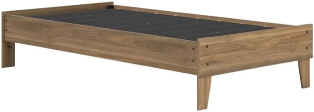Signature Design by Ashley® Deanlow Honey Twin Platform Bed-4
