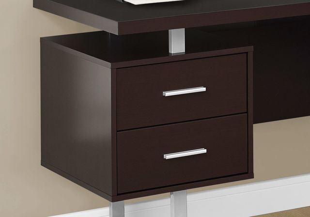 Monarch Specialties Inc. Espresso 70" L Shaped Computer Desk-3