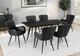Monarch Specialties Inc. Grey Stone 63" Dining Table-1