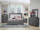 Homelegance® Allura 4-Piece Gray Queen Panel Bedroom Set-1