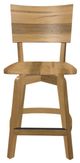 Mavin Customizable Fresno 24" Swivel Bar Stool-1