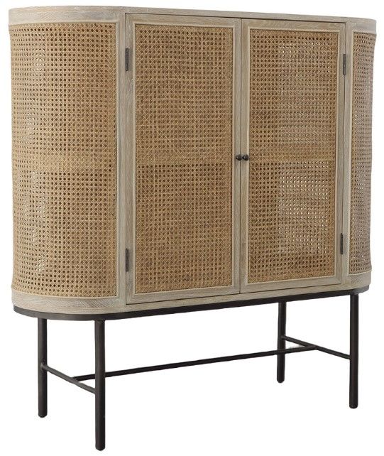 Furniture Classics Windell Beige/Brown Bar Cabinet-0
