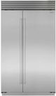 Sub-Zero® Classic 48" 29.1 Cu. Ft. Stainless Steel Side-by-Side Refrigerator with Ice Maker-0