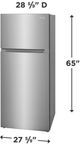 Frigidaire® 28" 16.0 Cu. Ft. Stainless Steel Top Freezer Refrigerator -2