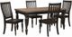Liberty Furniture Harvest Home 5-Piece Barley Brown/Chalkboard Rectangular Dining Set-0