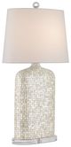 Currey & Company Gerri Dot Clear/Natural Mother of Pearl Table Lamp-2