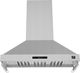 FORNO® Venezia Alta Qualita 48" Stainless Steel Wall Mounted Range Hood with Touch Controls and Baffle Filters-0