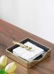 A & B Home Black/Gold Serviette Holder-5