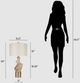 Classy Living 2-Piece Sculpted Elegance Cream/Gold/Tan Table Lamp Set-1