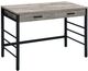 ACME Furniture Disho Light Weathered Oak Writing Desk with Black Base-0