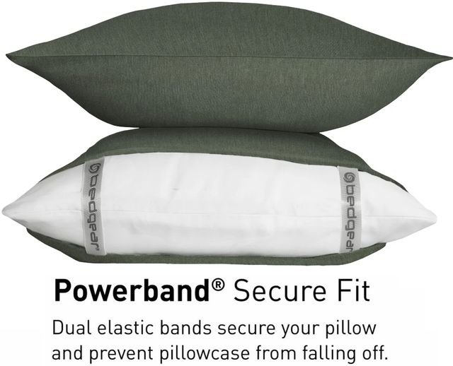 BEDGEAR® Flannel Performance® 4-Piece Forest Green King/California King Sheet Set-4