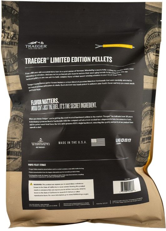Traeger® Limited Edition x WhistlePig Whiskey Barrel Blend Wood Pellets-1