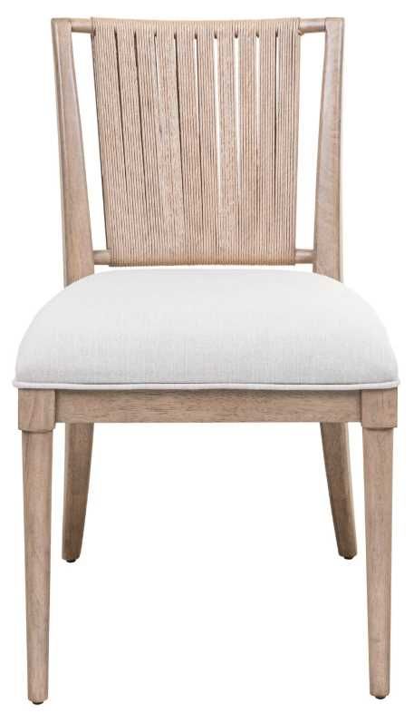 Liberty Furniture Sheridan Pointe Natural/Vintage Natural Corded Back Side Chair-2