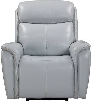 Parker House® Cascade Sea Mist Gray Power Recliner with Power Headrest-2
