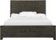 Magnussen Home® Abington Weathered Charcoal California King Panel Storage Bed-3