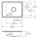 Elkay Lustertone Lustrous Satin 22'' 2-Hole Single Bowl Drop-in Classroom ADA Sink with Quick-clip-1