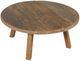 Jofran Inc. Reclamation Brown Round Coffee Table-3