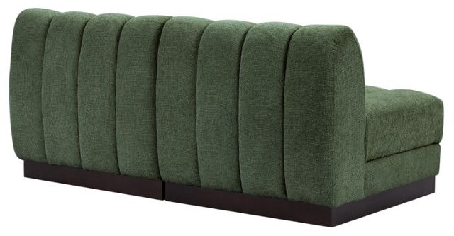 Meridian Furniture Quinn 2-Piece Green Modular Armless Sofa-3