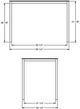 Amisco Customizable Ricard 42" White Glass Bar Table-2