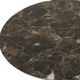 Uttermost® Hastings Brown Accent Table with Dark Bronze Base-4