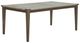 Michael Amini® Valise Amazon Tan Gator Dining Table With Brown Base-0