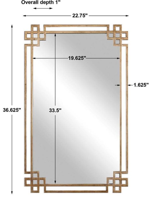 Uttermost® Devoll Gold Mirror-3