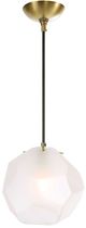 Uttermost® Geodesic Bronze 1-Light Mini Pendant-5