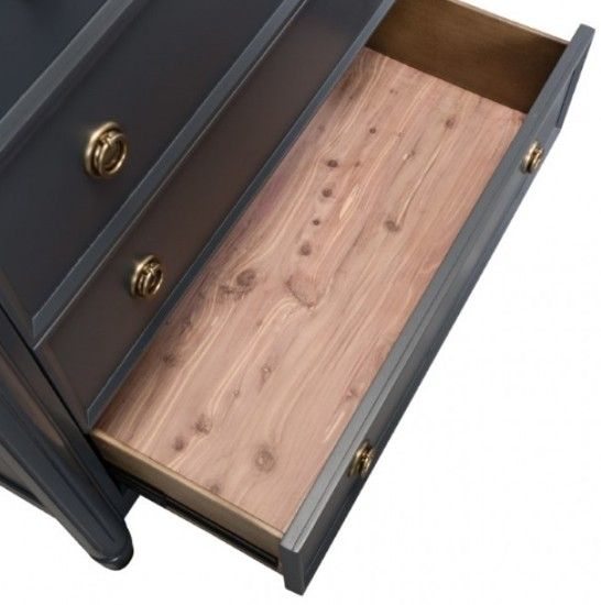 Furniture of America® Altamira Malta Blue Chest-2
