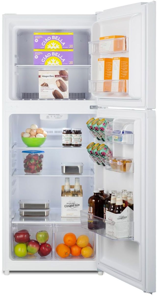 Summit® 10.1 Cu. Ft. White Top Freezer Refrigerator -3
