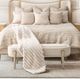 Michael Amini® Camellia Field Caramel Bench-1