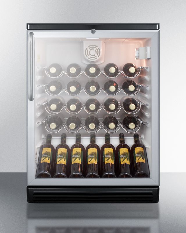 Summit® 24" Aluminum Wine Cooler-2