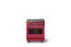 Viking® 5 Series 30" Valentine Pro Style Induction Range with Polished Chrome Trim-3