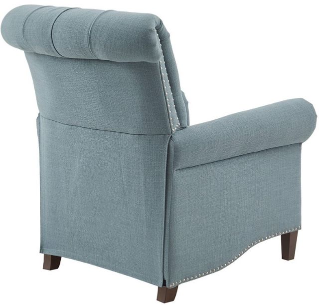 Olliix by Madison Park Aidan Blue Push Back Recliner-3