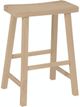 John Thomas Furniture® Customizable Select 24" Saddle Seat Counter Stool-0