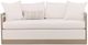 Vanguard® Furniture Customizable Drift Fabric/Teak Outdoor Sofa-2