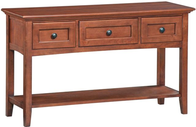 Whittier Wood® Furniture McKenzie Glazed Antique Cherry Sofa Table-0