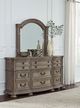 Signature Design by Ashley® Ardenfield Light Brown Dresser and Mirror-4